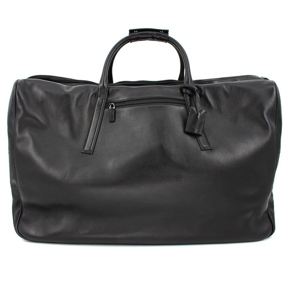 Gucci Other - Gucci Leather Luggage Travel Bag Duffle Lock Large